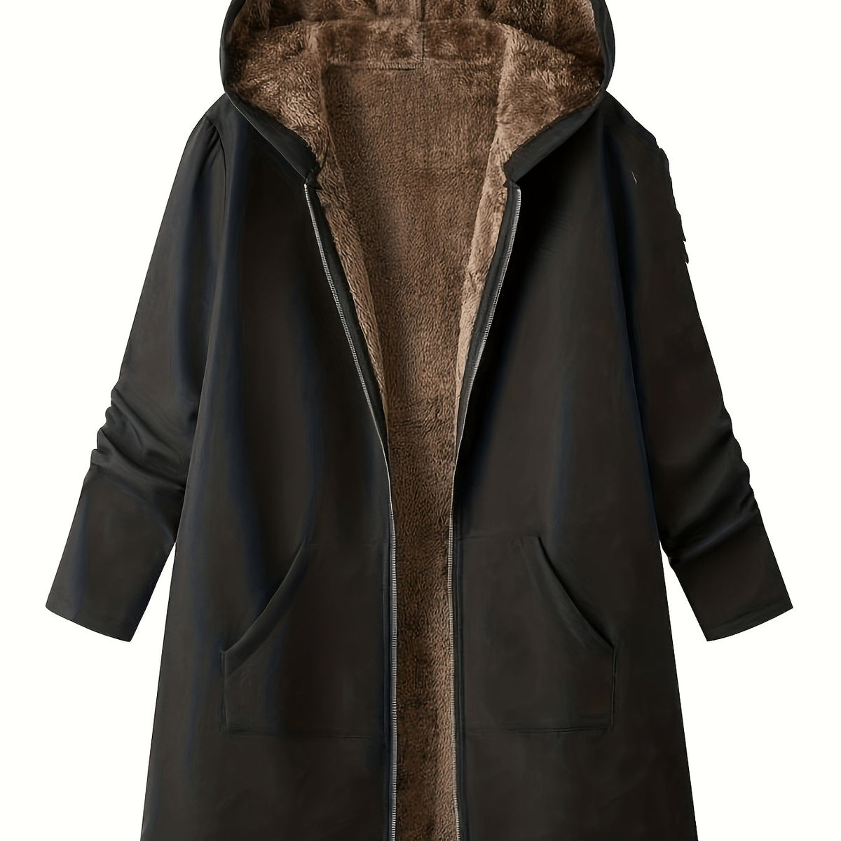 Women's Hooded Longline Coat