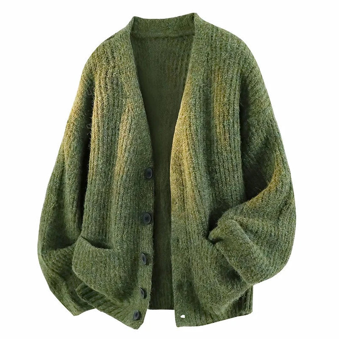 Women's Relaxed V-Neck Cardigan