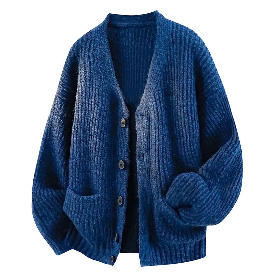 Women's Relaxed V-Neck Cardigan